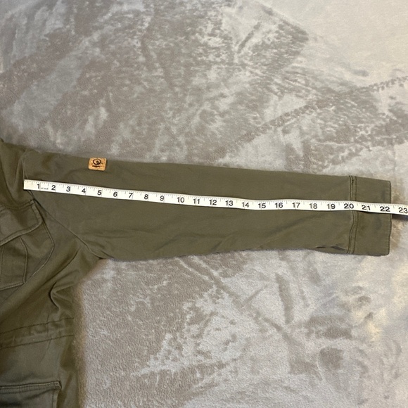 Tentree Field Jacket Women's Medium Green Military Utility Chore Coat Farm Army - Picture 4 of 11